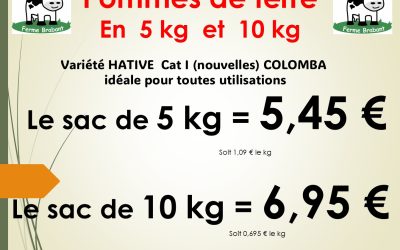 PRIX DES POMMES DE TERRE