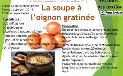 Soupe à l&rsquo;oignon gratinée